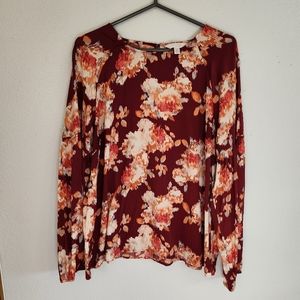Lauren Conrad size XL blouse floral design